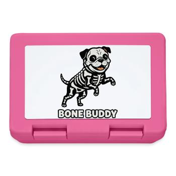 Chien Bone Buddy - Boîte à goûter - rose - Devant