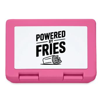 Propulsé par Fries - Boîte à goûter - rose - Devant