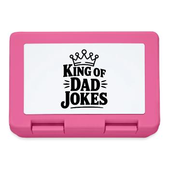 König der Vater-Witze - Brotdose - Pink - Vorne