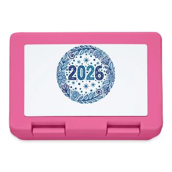 Silvesterparty-Design 2026 - Brotdose - Pink - Vorne
