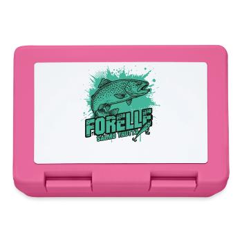 Trout – Beauty on the hook - Lunchbox - pink - Front