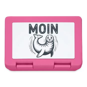Seal seal Baltic Sea North Sea Moin - Lunchbox - pink - Front