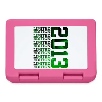 LIMITED EDITION 2013 13 YEARS 13TH BIRTHDAY - Lunchbox - pink - Front