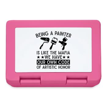 Funny Gifts for Home Painters Professional Painter Ideas - Lunchbox - pink - Front