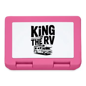 König der Wohnmobile - Brotdose - Pink - Vorne