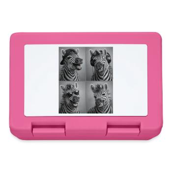 Zebra - Brotdose - Pink - Vorne