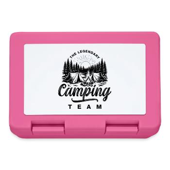Camping Team Outdoor Zelt - Brotdose - Pink - Vorne