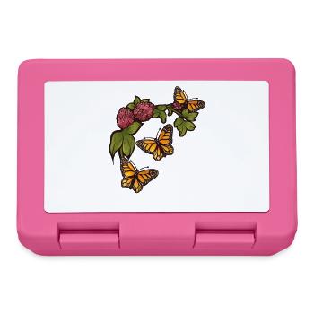 Monarch Bloom Garden - Brotdose - Pink - Vorne