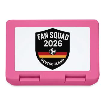 World Champion Fan Squad 2026, Germany Football - Lunchbox - pink - Front