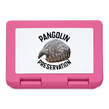 Pangolin Preservation - Lunchbox - pink - Front