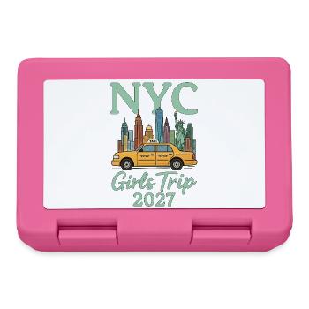NYC Girls Trip 2027 - Lunchbox - pink - Front