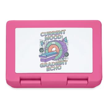 MRI Tech Current Mood Gradient Echo Radiographer - Lunchbox - pink - Front
