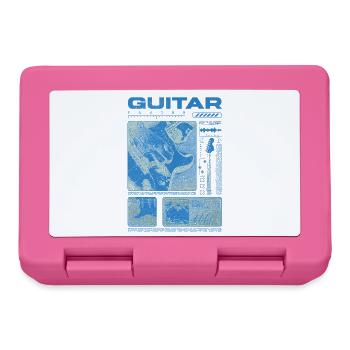 Gitarrist, Rockgitarrist, Streetwear-Musiker - Brotdose - Pink - Vorne