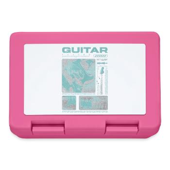 Gitarrist, Rockgitarrist, Streetwear-Musiker - Brotdose - Pink - Vorne