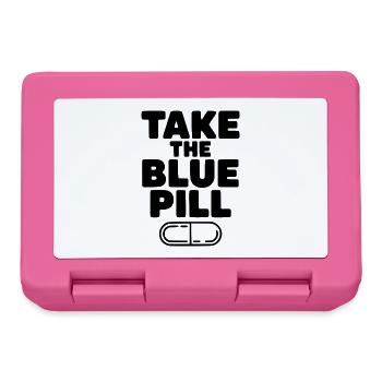 Prends la pilule bleue - Boîte à goûter - rose - Devant