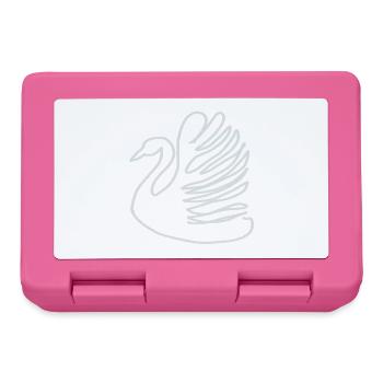 swan - Lunchbox - pink - Front