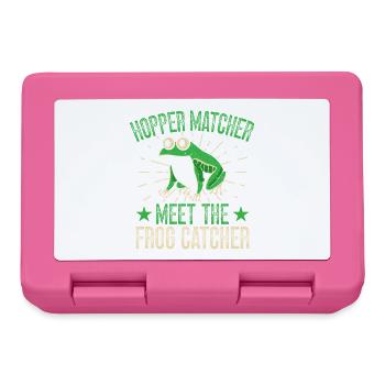 Frog Catcher Hopper Matcher Frog - Brotdose - Pink - Vorne