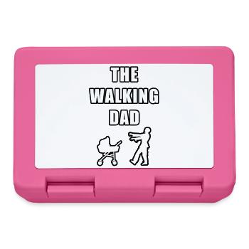 THE WALKING DAD DADDY SUPERDAD I LOVE DAD VATERTAG - Brotdose - Pink - Vorne