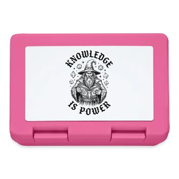 Magic Failed Time For Lead Wizard Fantasy Meme - Lunchbox - pink - Front
