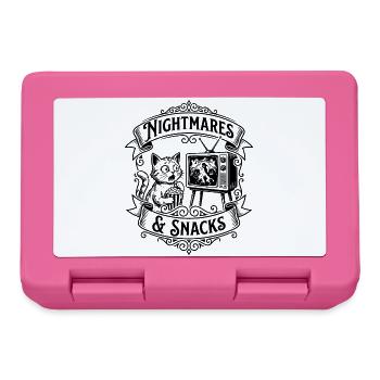 Nightmares & Snacks – Creepy hangovers - Lunchbox - pink - Front