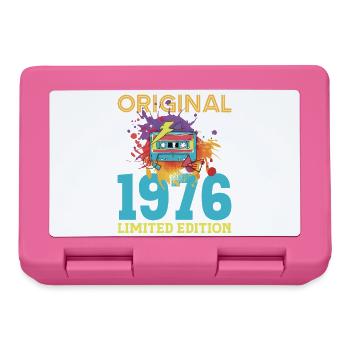 50-jähriges Jubiläum 1976 Retro-Vintage-Kassette - Brotdose - Pink - Vorne