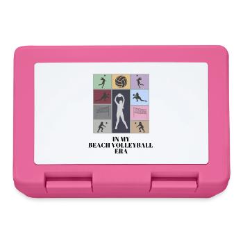 In meiner Beachvolleyball-Ära - Brotdose - Pink - Vorne