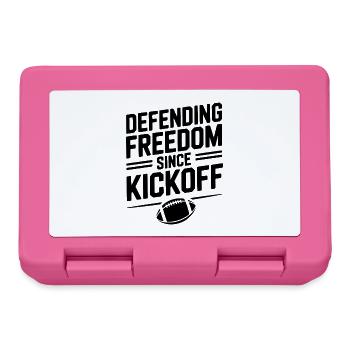 Verteidigung der Freiheit seit Anpfiff - Brotdose - Pink - Vorne
