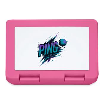 Ping Pong - Tennis de Table - Boîte à goûter - rose - Devant