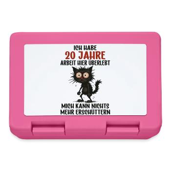20th Company Anniversary Service Anniversary Work - Lunchbox - pink - Front