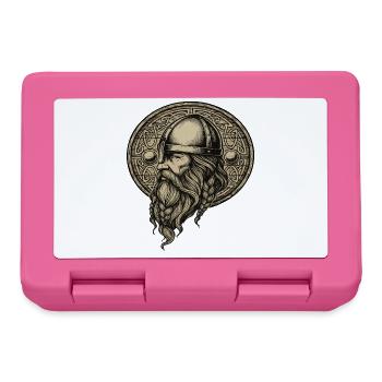 Légende viking viking marin Odin Raven Fighter - Boîte à goûter - rose - Devant