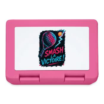 Smash the victory! Padel - Lunchbox - pink - Front