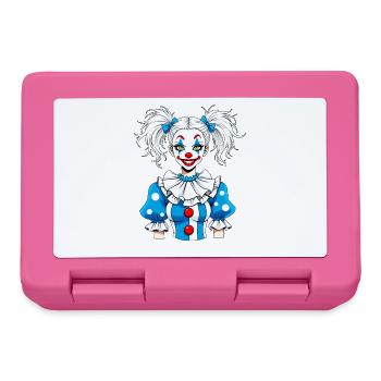 Mädchen Clown Girlfriend Zirkus - Brotdose - Pink - Vorne