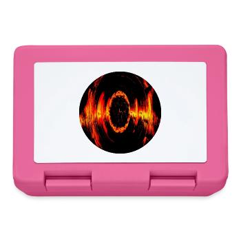 Fire Eye Lava Circle - Lunchbox - pink - Front