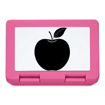 Apfel - Brotdose - Pink - Vorne