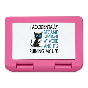 Colleague, Employee, Work, Stress, Work Stress - Lunchbox - pink - Front