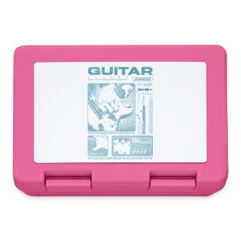 Gitarrist, Rockgitarrist, Streetwear-Musiker - Brotdose - Pink - Vorne