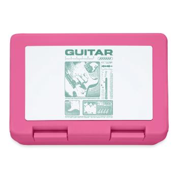 Gitarrist, Rockgitarrist, Streetwear-Musiker - Brotdose - Pink - Vorne