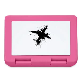 Airplane Drawing - Lunchbox - pink - Front