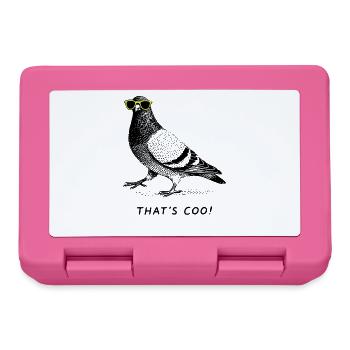 That's Coo - Coole Taube - Brotdose - Pink - Vorne