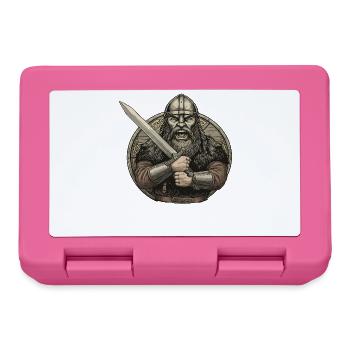 Légende viking viking marin Odin Raven Fighter - Boîte à goûter - rose - Devant