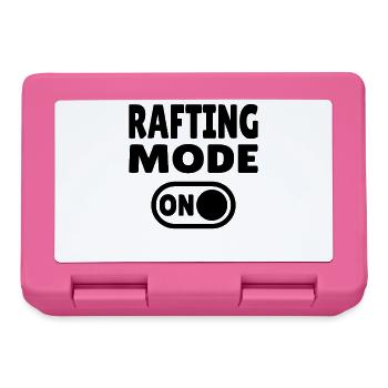 Mode rafting activé – Eaux vives en canot pneumatique - Boîte à goûter - rose - Devant