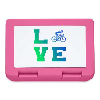Fresh road bike motif for road bike - Lunchbox - pink - Front
