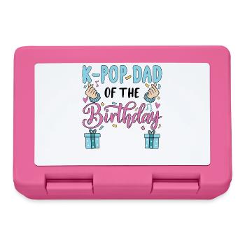 K-Pop Dad Of The Birthday Girl - Lunchbox - pink - Front