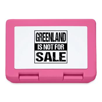 Greenland Is Not For Sale - Brotdose - Pink - Vorne