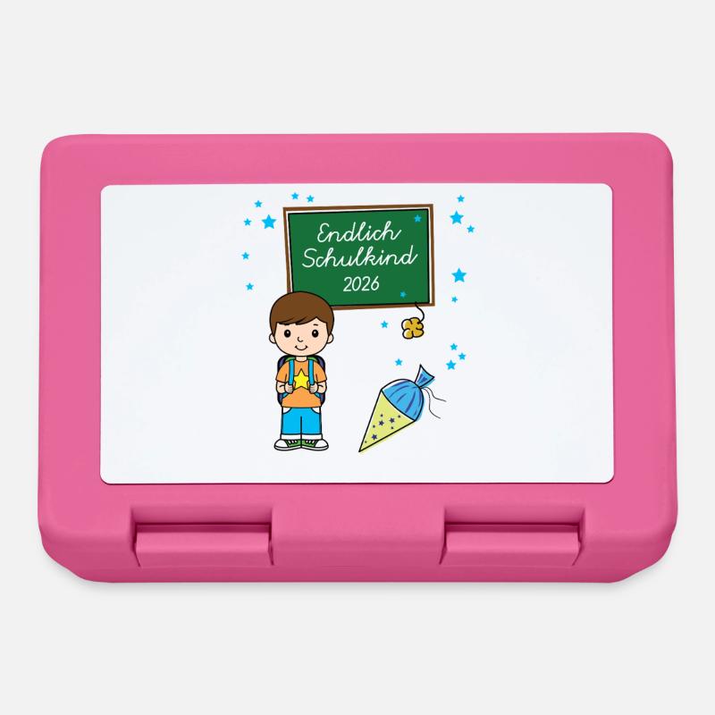 Enfin, l’inscription scolaire des élèves 2026 Début de l’école - Boîte à goûter - rose