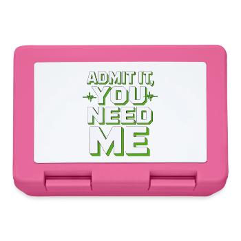 ER Nurse Admit It You Need Me Healthcare Worker - Lunchbox - pink - Front