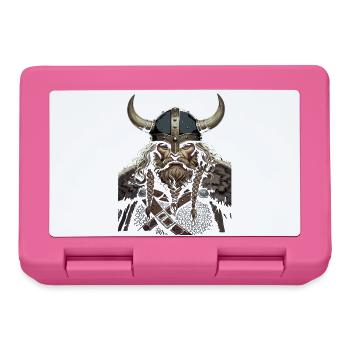 Viking Viking Legend Sailor Odin Raven Fighter - Lunchbox - pink - Front