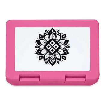 Mokosh Sacred Slavic Goddess Minimal - Lunchbox - pink - Front