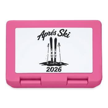 APRES SKI 2026 Winter Holiday Piste Party - Lunchbox - pink - Front