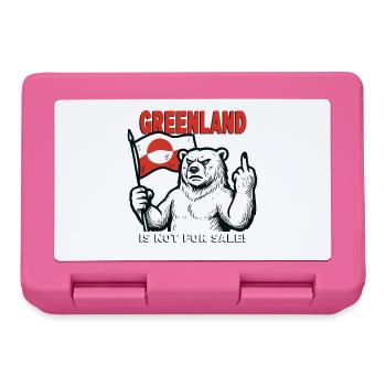 Greenland Is Not For Sale - Brotdose - Pink - Vorne
